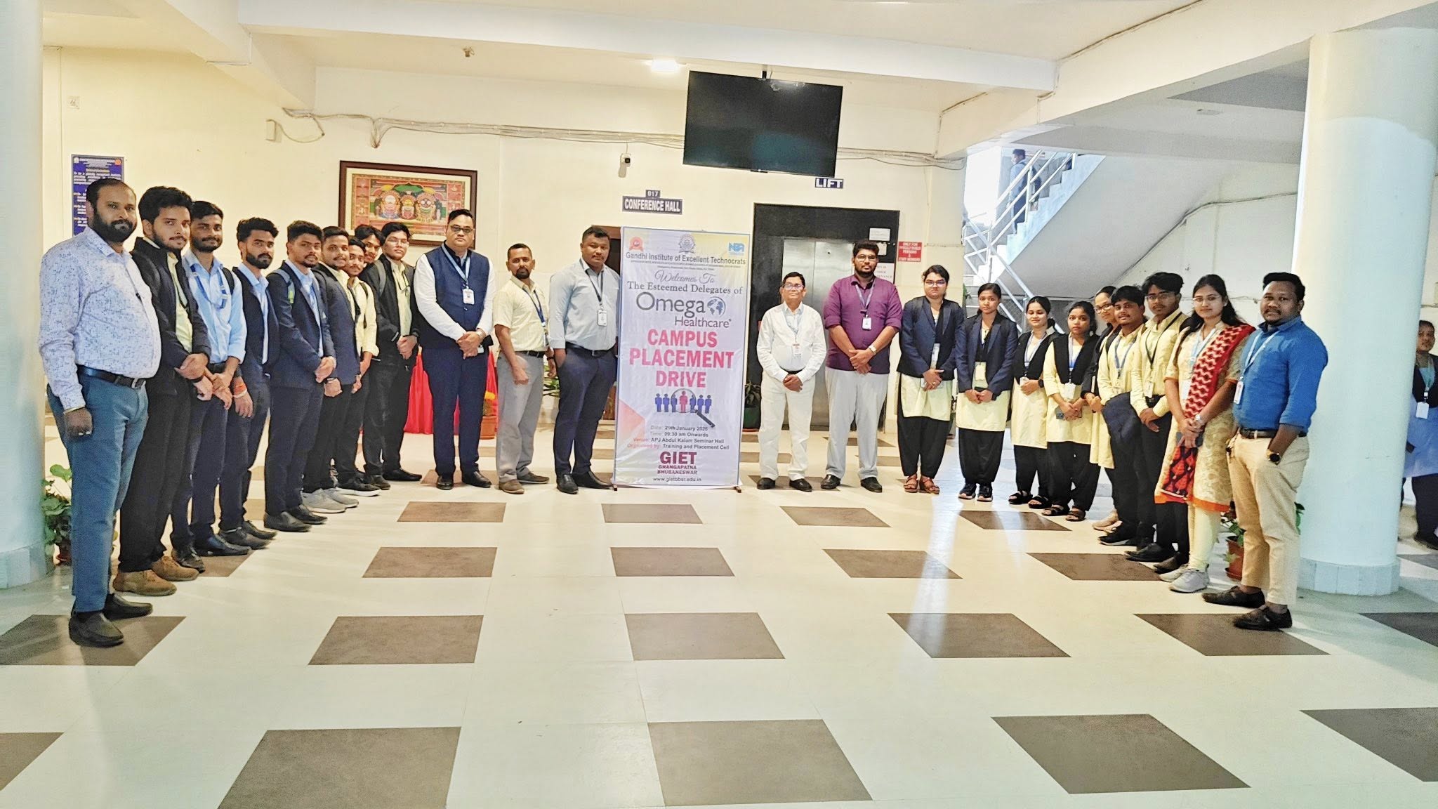 Campus Drive of Omega Healthcare at GIET