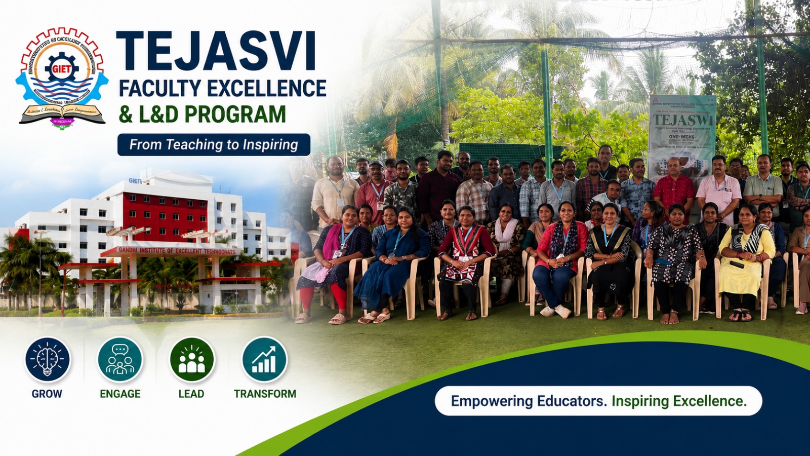 TEJASVI Five-Day FDP by IQAC Cell, GIET, Ghangapatna