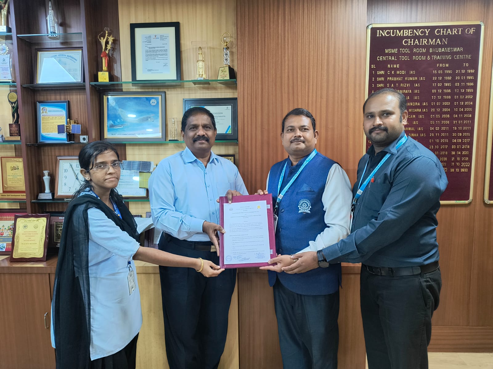 MoU with Central Tool Room and Training Centre (CTTC)