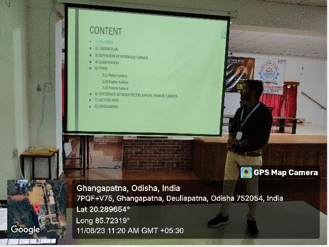Smart classroom session at GIET Odisha for diploma and engineering students